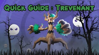 Quick Guide Trevenant  Pokemon Unite [upl. by Nilram574]