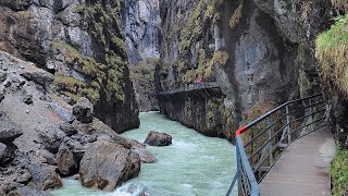 Journey to the beautiful Aare Gorge from Interlaken  Aareschlucht Switzerland ❤️ [upl. by Nnairam386]