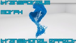 Blender Transformium Morph Transition Keyed Particles [upl. by Slinkman671]