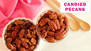 Candied Pecans  EggFree Candied Pecans  Easy Candied Pecans Recipe  How To Make Candied Pecans [upl. by Erny]