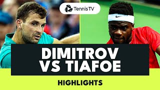 Grigor Dimitrov vs Frances Tiafoe Highlights  Toronto 2018 [upl. by Aisac]