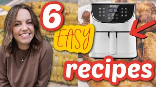 6 BeginnerFriendly Air Fryer recipes that are SO YUMMY Must make [upl. by Marlette]