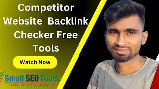 Competitor Backlink Checker Free Tool  How to Check Backlink of any website  Free Backlink Checker [upl. by Eam250]