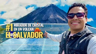 Primer Mirador de CRISTAL en un VOLVAN 🌋de El Salvador 🇸🇻😳 [upl. by Aleuqahs]