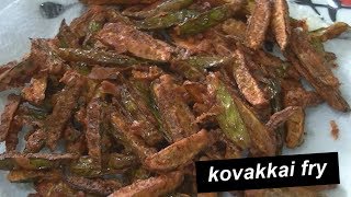 Crispy kovakkai fry in tamilTindora crispy fryIvy gourd deep fry [upl. by Waylen]