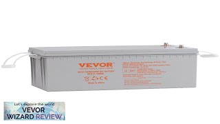 VEVOR Deep Cycle Battery 12V 200 AH AGM Marine Rechargeable Battery High Review [upl. by Rayford]