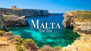 Top 10 Places To Visit in Malta  Travel Guide [upl. by Schober]