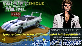 PSPEMU Twisted Metal Head On Cheat speedrun Spectre  Hard difficulty  sub4 min [upl. by Eelyak358]