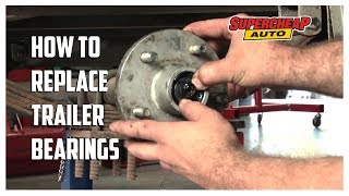 How to  Replace Trailer Wheel Bearings  Supercheap Auto [upl. by Zetrac]