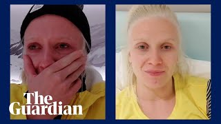 Olympic skeleton racer Kim Meylemans freed from Beijing isolation after tearful plea [upl. by Hedaza989]