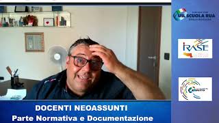 DOCENTI NEOASSUNTI  PARTE NORMATIVA E DOCUMENTAZIONE [upl. by Amlet]