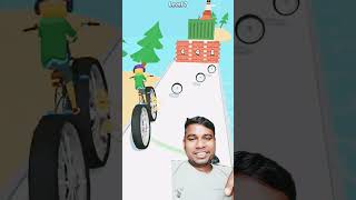 Cycle wala game play reaction shorts 😊😊🤣🤣 bickgame gameplay bikeracegamenew games [upl. by Weirick]