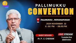 PALLIMUKKU CONVENTION  LIVE ON  12 11 2024  DAY 2  PR PC CHERIAN [upl. by Hurwit]