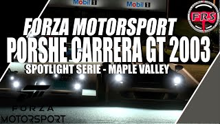 Remontando con el Porshe Carrera GT 2003 en Maple Valley  Forza Motorsport [upl. by Ayikan]