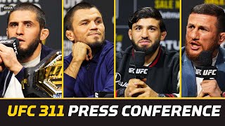 Full UFC 311 Press Conference  MMA Fighting [upl. by Ennirac527]