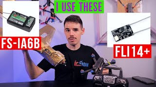 The BEST Flysky receivers for Airplane or Quadcopter FPV Drones that Ive used  FSiA6B Fli14 [upl. by Naam760]