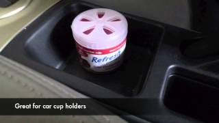 Getting to know Refresh 45oz Gel Car Air Fresheners [upl. by Anaihsat]