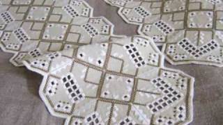 hardanger embroidery [upl. by Nirda]