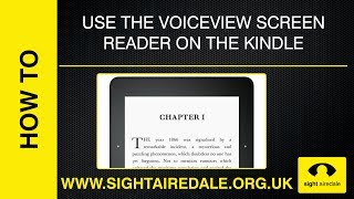 How to make your Kindle read books to you using VoiceView [upl. by Nevaed]