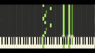 Yanni  One mans dream  Piano Tutorial  Synthesia [upl. by Elmo]