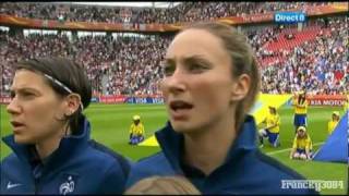 La Marseillaise  French National Anthem FIFA Womens World Cup  Germany 2011 [upl. by Marmaduke]