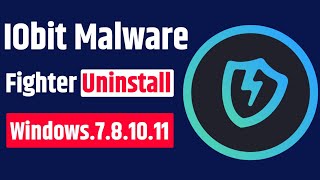 IObit Malware Uninstall Kaise Kare  How to Uninstall Iobit Malware Fighter On Windows 781011 [upl. by Radburn]