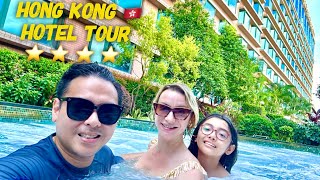 Royal Plaza Hotel Mong Kok Hong Kong Tour  Deluxe Family Room  Outdoor Pool [upl. by Landre]