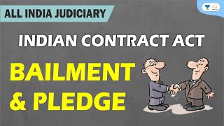 Bailment amp Pledge  Indian Contract Act  Judiciary Exams [upl. by Barbette982]