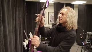 ESP Guitars Kirk Hammett LTD KH602 Purple Sparkle Sweepstakes [upl. by Aleahc]