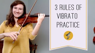 Learn Vibrato Faster 3 Rules for Efficient Practice  Violin Mastery Series [upl. by Crista]