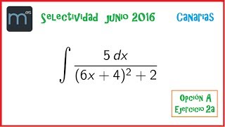 Integral racional de tipo arcotangente integrales racionales [upl. by Belvia190]