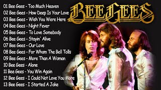 Bee Gees Greatest Hits Classic 70s 80s 90s Full Album  Best Songs of Bee Gees [upl. by Elatsyrk648]