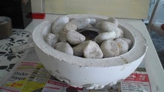 Beton giessen  DIY  Anleitung  Feuerschale aus Beton [upl. by Juno]