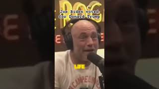 Joe Biden absolutely voted for Donald Trump donaldtrump joebiden joerogan joeroganexperience [upl. by Liagiba]