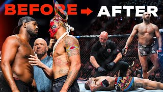 BEFORE and AFTER Fighting Jon Jones [upl. by Lyndy]