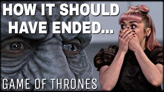 Maisie Williams Interview She Revealed The Original Game of Thrones Ending  Game of Thrones S8 [upl. by Gnus903]