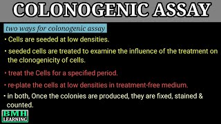 Clonogenic Assay  Colony Formation Assay [upl. by Elttil]