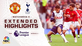 Manchester United v Tottenham Hotspur  PREMIER LEAGUE HIGHLIGHTS  9292024  NBC Sports [upl. by Odlanar]