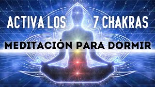 MEDITACIÓN DE LOS SIETE CHAKRAS PARA DORMIR  MEDITACIÓN GUIADA CON MANTRAS  RELAJACIÓN 💖 EASY ZEN [upl. by Lemmuela]