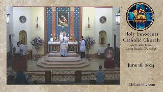 Holy Innocents Catholic Church Long Beach Live Stream [upl. by Enilreug]