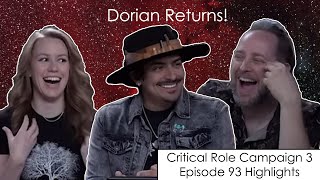 Dorian Returns  Critical Role Episode 93 Highlights and Funny Moments [upl. by Rojam725]