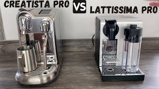 Creatista Pro Vs Lattissima Pro  Which is Better  Nespresso Coffee Machine Reviews and Demo  A2B [upl. by Isaac401]