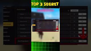 TOP 3 SECRET OF FREE FIRE PLAYER 🔥🧐 shorts freefire ffviral shortfeed [upl. by Ojaras988]