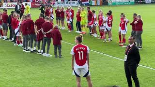 Vivianne Miedema farewell speech at Arsenals last game of the season [upl. by Catie206]