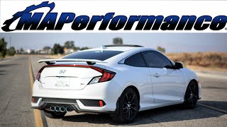 2020 Civic SI MAPerformance Exhaust [upl. by Cyrille193]