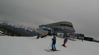 SnoGo Ski Biking onThe Reiteralm 12 04 2023 [upl. by Suoirtemed]