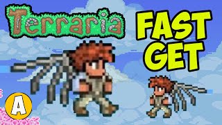 Terraria how to get Bone Wings EASY  Terraria how to get Wings EASY [upl. by Jackie416]