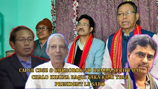 CM CBSE KOKBOROK NO ROMAN SCRIPT BAI CHALO KHAINA BAGUI LETTER SWIKA TBSE PRESIDENT SABO PRESS MEET [upl. by Acinorahs]