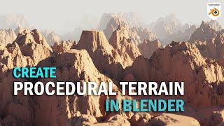 How to Create Procedural Terrains in Blender [upl. by Howlan]