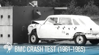 BMC Crash Test 19611965  British Pathé [upl. by Sothena]